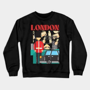 I Love London UK Travel more Wanderlust love Explore the city travel London souvenir Crewneck Sweatshirt